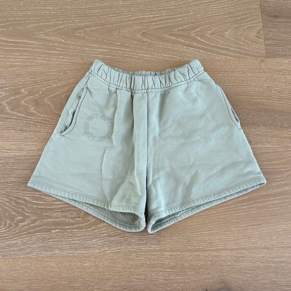 Set Active Sweat Shorts Size S Green